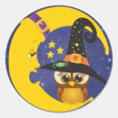 Recherche de hibou halloween autocollants Coloré