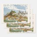 Recherche de voyage vintage papier cadeau Amérique