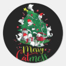 Zoek naar grappige kerstboom stickers Santa claus