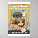 Recherche de chemin de fer vintage posters De voyage rétro
