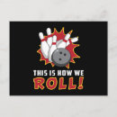 Recherche de quille cartes postales Boule de bowling