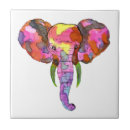 Recherche de éléphant coloré carreaux Animal