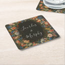 Recherche de save the date dessous de verres Floral