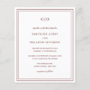 Recherche de 11x14 mariage invitations Élégant