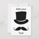 Zoek naar grappige snor uitnodigingen Stache