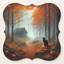 Recherche de chat halloween dessous de verres Chute