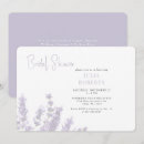 Recherche de lavender bridal shower invitations Fleurs de lavande
