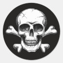 Zoek naar giftige stickers Schedel