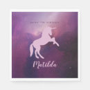 Recherche de mignonne licorne serviettes Girly