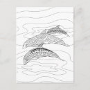 Zoek naar dolfijnen briefkaarten Kleur