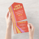 Recherche de hippie psychédélique invitations Années 60