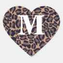 Recherche de motif de jungle autocollants Monogramme