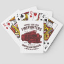 Recherche de pompiers jeux de cartes Feu