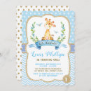 Recherche de de girafe anniversaire invitations Boy