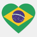 Recherche de drapeau du brésil autocollants Brasilien