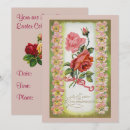Recherche de pâques vintage invitations Rose