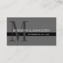 Recherche de procureur cartes visite Monogramme