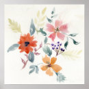 Zoek naar roze gouden posters Waterverf bloemen