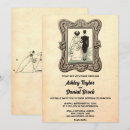 Recherche de vintage de style mariage invitations Mariée et mariée