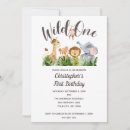 Recherche de baby safari anniversaire invitations Animaux de la jungle