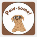 Recherche de chien vintage autocollants D'anniversaire