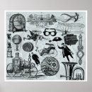 Recherche de steampunk vintage art Heure
