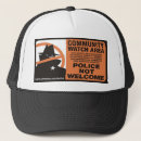 Recherche de montre casquettes Police