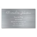 Recherche de metallic silver cartes visite Professionnel