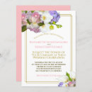 Recherche de bouquet rose mariage invitations Floral