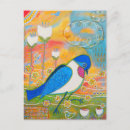 Zoek naar witte vogel briefkaarten Kleurrijk