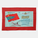 Zoek naar vintage reis keuken handdoeken Vliegtuig