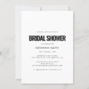 Recherche de elegant bridal shower invitations Minimaliste