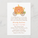 Recherche de citrouille princesse invitations Conte de fée