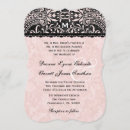 Recherche de chic minable romantique invitations Damassé