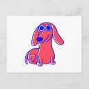 Recherche de amour de chien cartes postales Dachshund