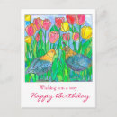 Recherche de oiseaux jardin vœux cartes Pour elle