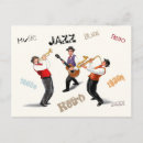 Recherche de musicien vintage cartes postales Saxophone
