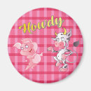 Recherche de porc rose magnets Amusant