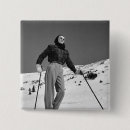 Recherche de skieur badges Noir et blanc