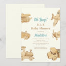 Recherche de avion jouet invitations Vintage