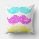 Recherche de moustache coussins Drôle