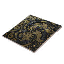Recherche de perle et or carreaux Élégant