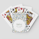 Recherche de aquarelle jeux de cartes Motif floral