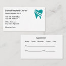 Recherche de implant cartes visite Dentaire