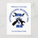 Recherche de travailleurs cartes postales Journée du travail