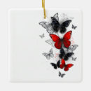 Recherche de papillon blanc ornements Noir