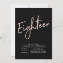 Recherche de 18 ans Typographie