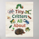Recherche de biodiversité posters Conception de minuscules créatures