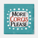 Recherche de animal drôle magnets Corgi