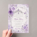 Recherche de quinceanera diadème invitations Argent